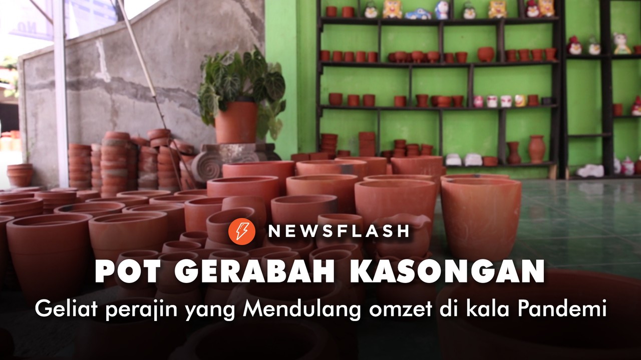 Streaming Geliat Perajin Pot Gerabah Kasongan  Mendulang 