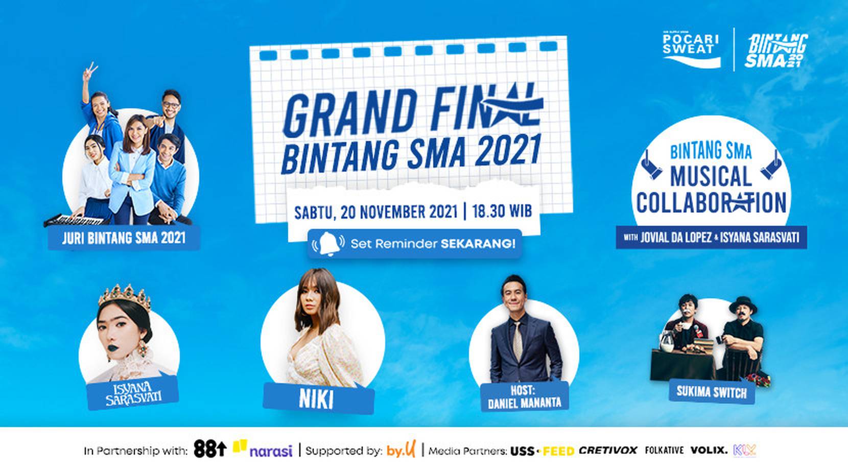 Live Streaming Pocari  Sweat  Bintang  SMA  2022  Vidio