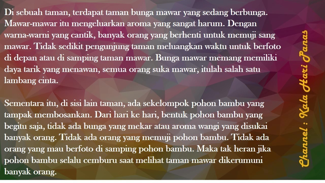 01092017 Kisah Bunga Mawar Dan Pohon Bambu 31ad66 Jpg