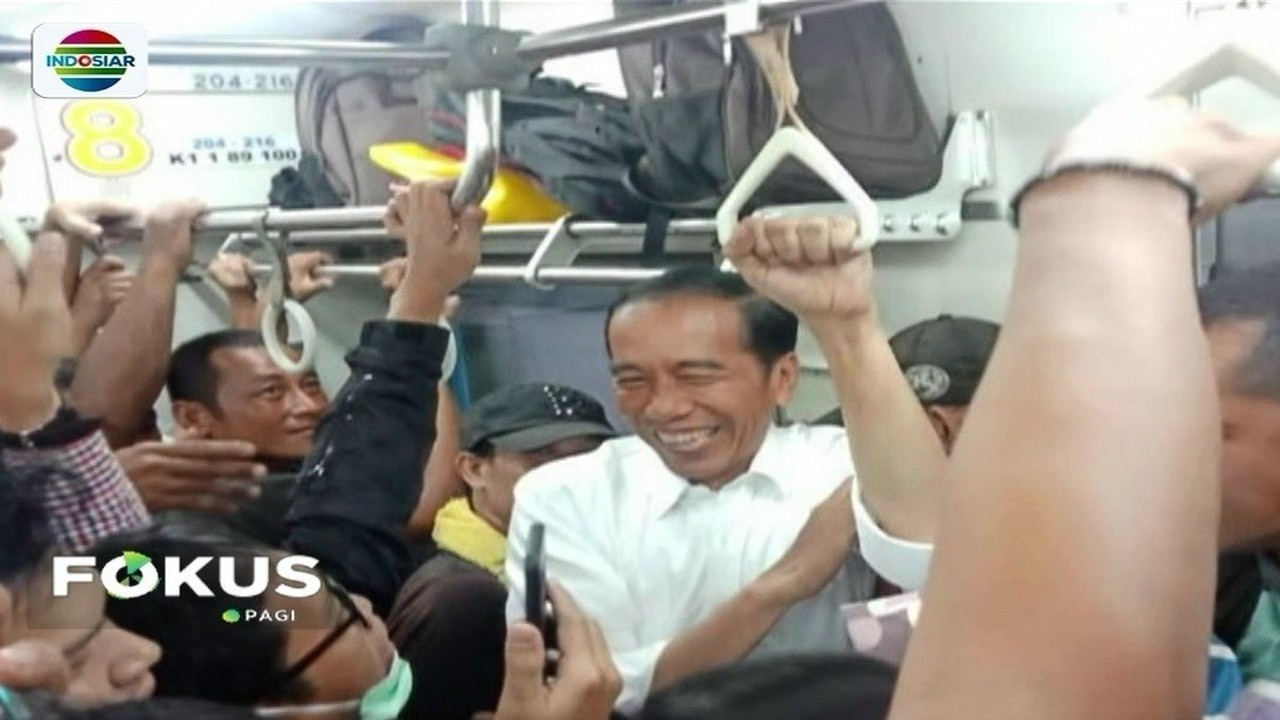 Streaming Pulang Naik KRL ke Istana Bogor, Jokowi Hebohkan ...