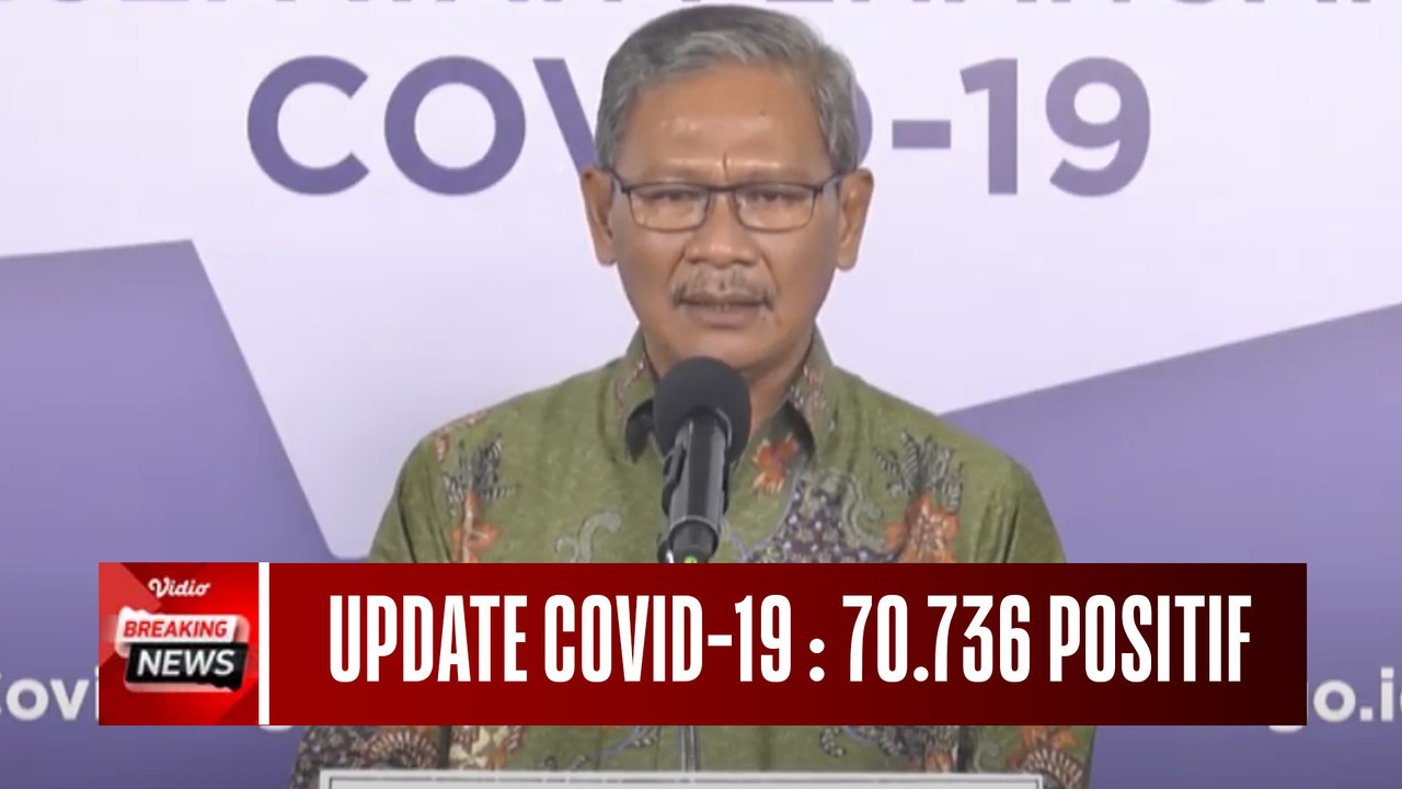 Update Covid 19 Di Indonesia Hari Ini Lampaui 70 000 Kasus Positif Vidio Breaking News Vidio