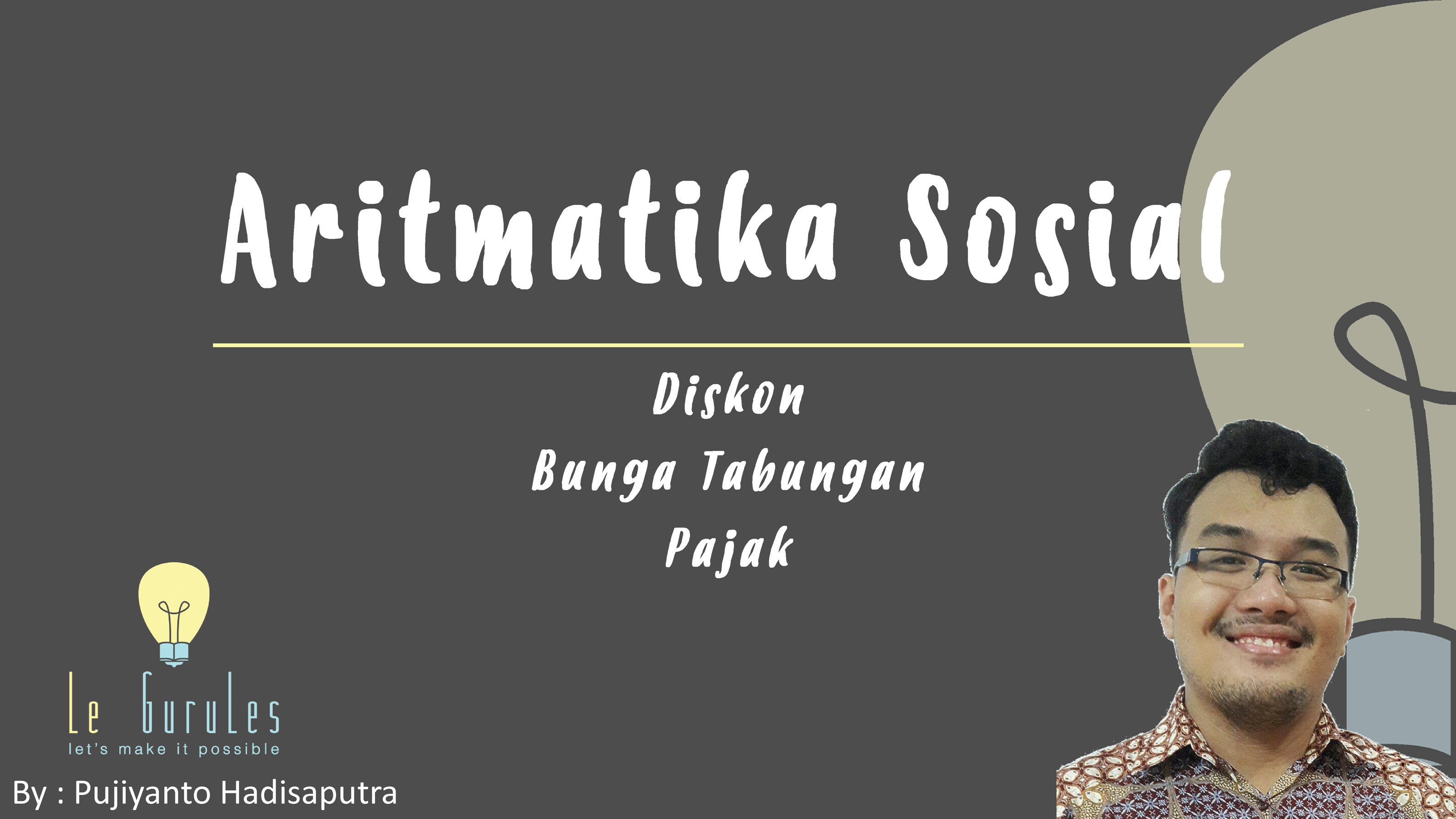 Streaming Matematika Kelas 7 Aritmatika Sosial 4 Aritmatika Sosial Bunga Tabungan Diskon Dan Pajak Vidio