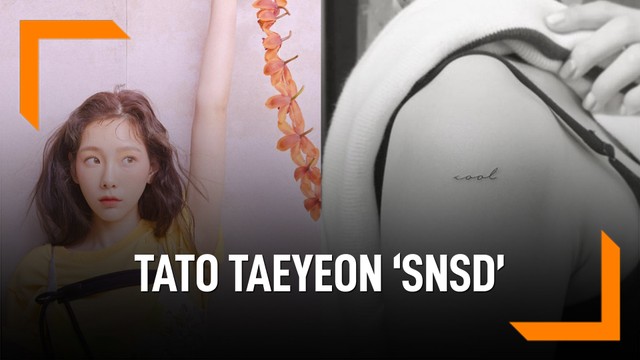Penampakan Tato  Keenam Taeyeon SNSD  Vidio com