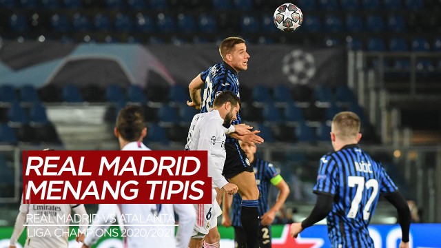 Streaming Highlights Liga Champions Real Madrid Kalahkan Atalanta Dengan Skor Tipis 1 0 Vidio Com