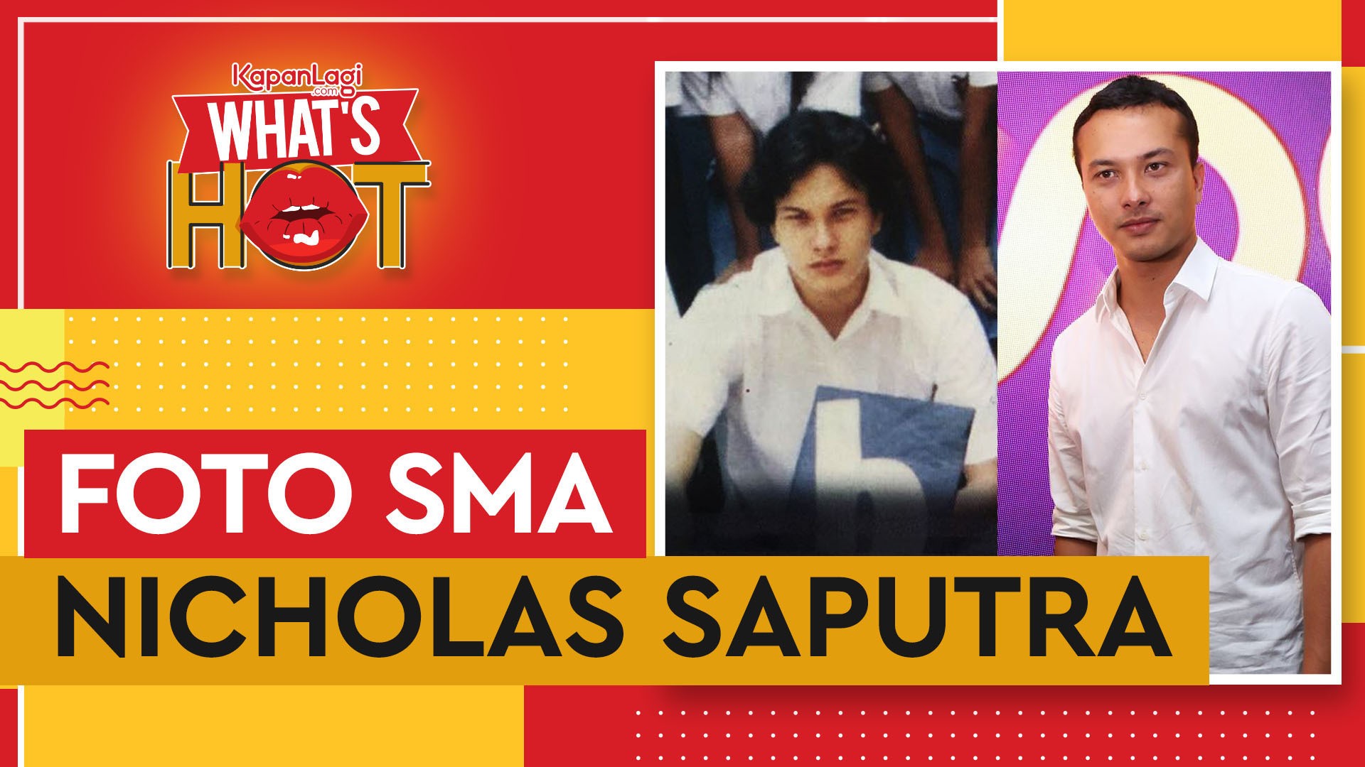 Streaming Beredar Foto Sma Nicholas Saputra Netizen Langsung Terpesona Vidio Com