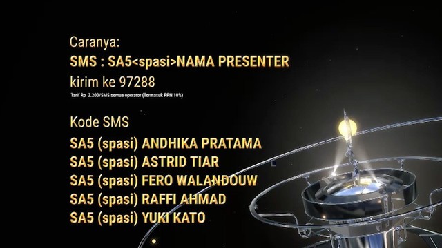 SCTV AWARDS 2019 Kategori Presenter Paling Ngetop, SEGERA ...