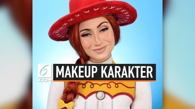 Video Berkat Makeup Wanita Ini Transformasi Jadi Karakter Toy