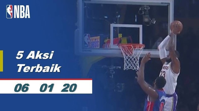 NBA I 5 Aksi Pemain Terbaik 06 Januari 2020 Vidio com