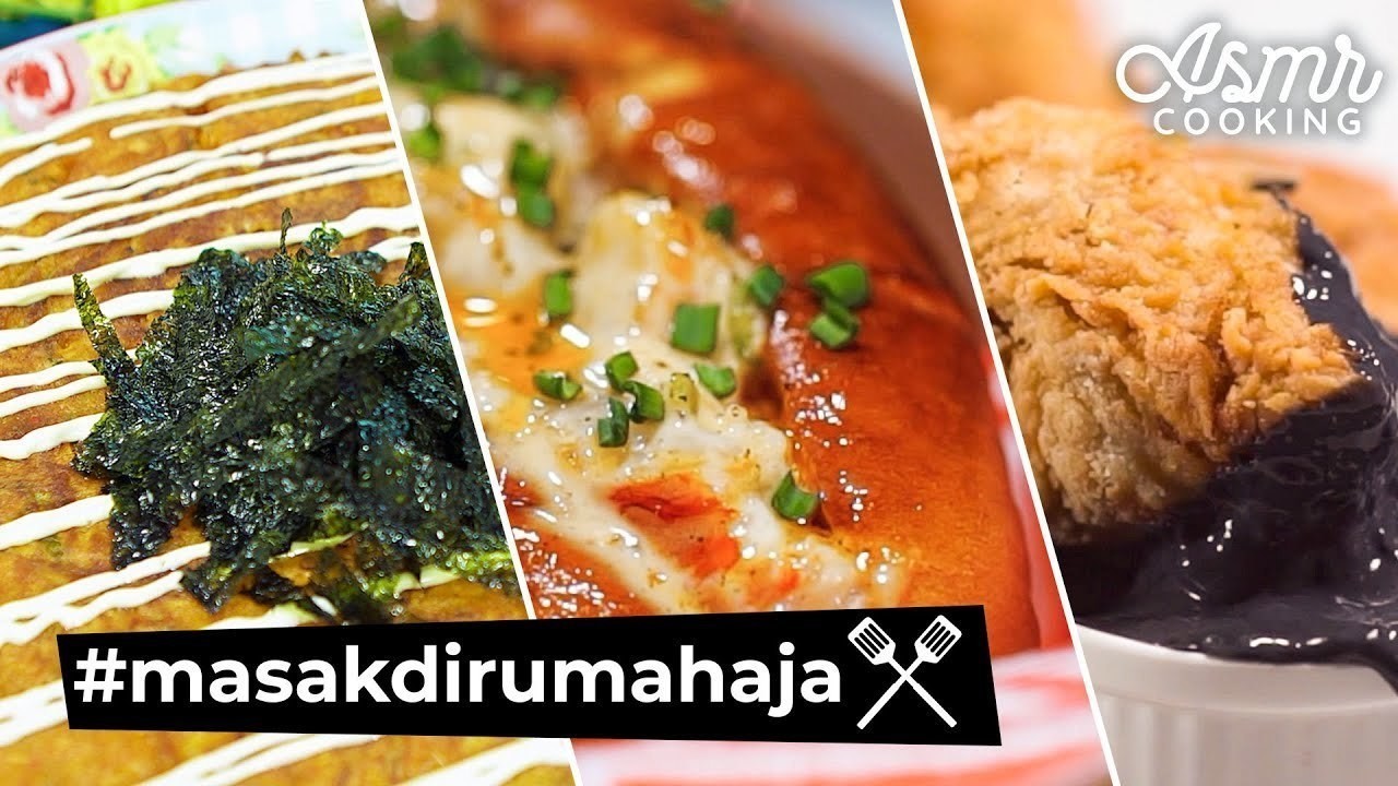 Streaming 3 RESEP MAKANAN KEKINIAN! - #MASAKDIRUMAHAJA - Vidio.com