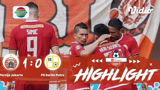 Full Highlight - Persija Jakarta 1 vs 0 PS Barito Putera | Shopee Liga