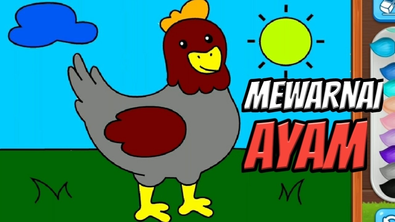 Streaming Belajar Menggambar dan Mewarnai  Untuk Anak  TK 
