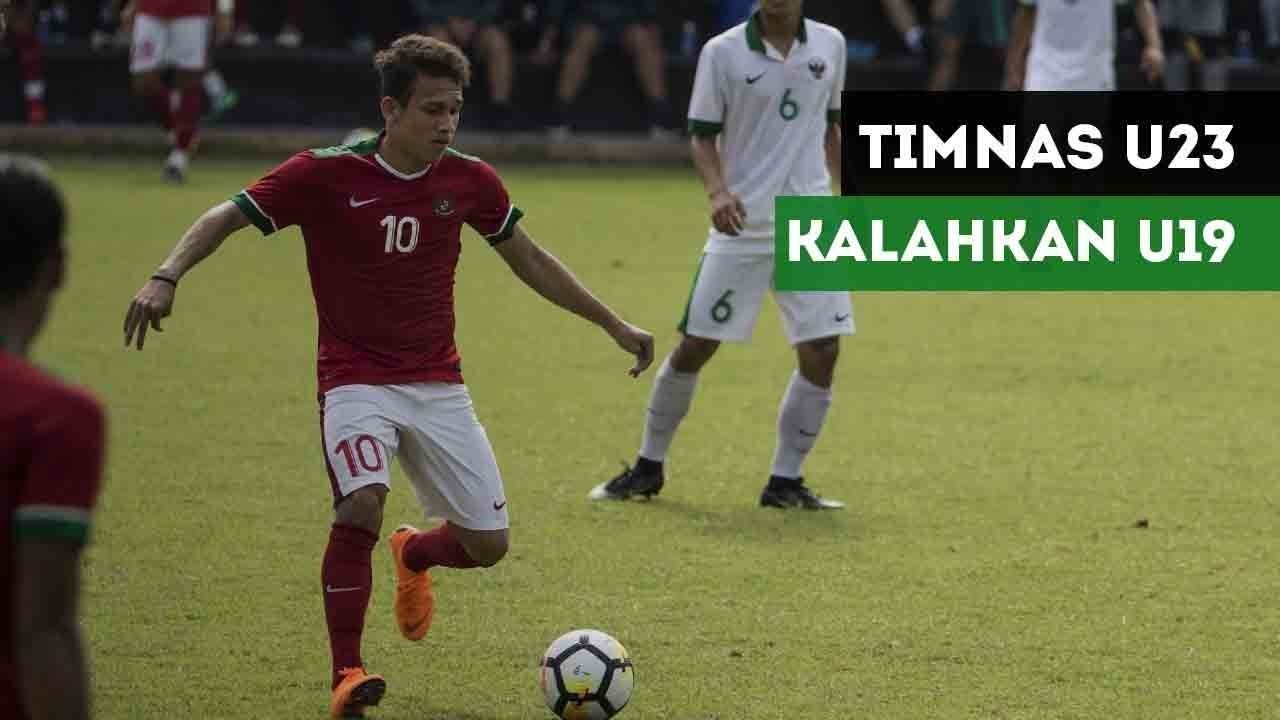 Streaming Aksi Timnas Indonesia U 23 Taklukkan Timnas U 19 5 0 Vidio Com