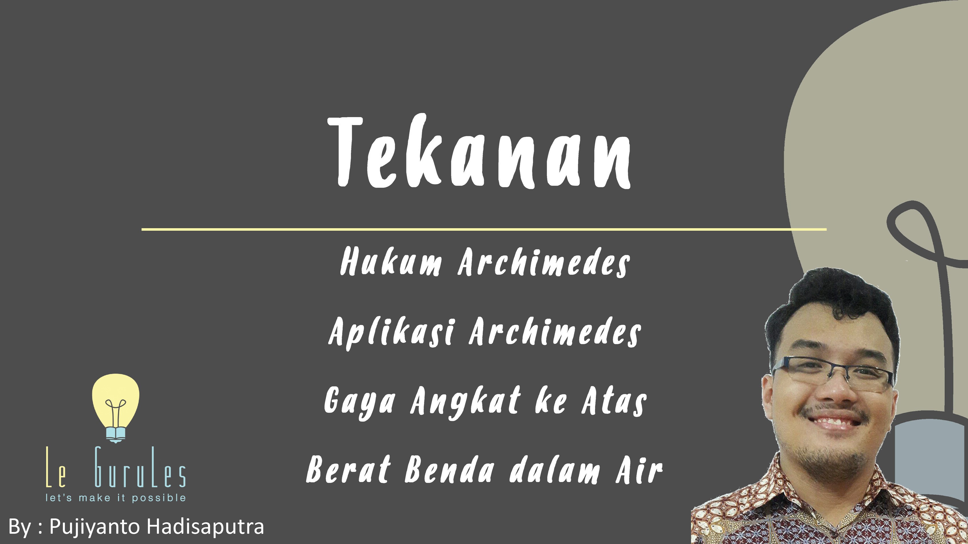 Streaming Fisika Kelas 8 Tekanan 5 Tekanan Zat Cair Hukum Archimedes Gaya Apung Berat Dalam Cairan Vidio