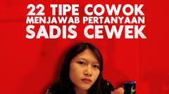 22 TIPE COWOK MENJAWAB PERTANYAAN SADIS CEWEK (MEDAN #MedanVidio) | REDSCENE