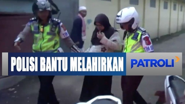 Luar Biasa Polisi Bantu Ibu Melahirkan di Bandung  Barat  