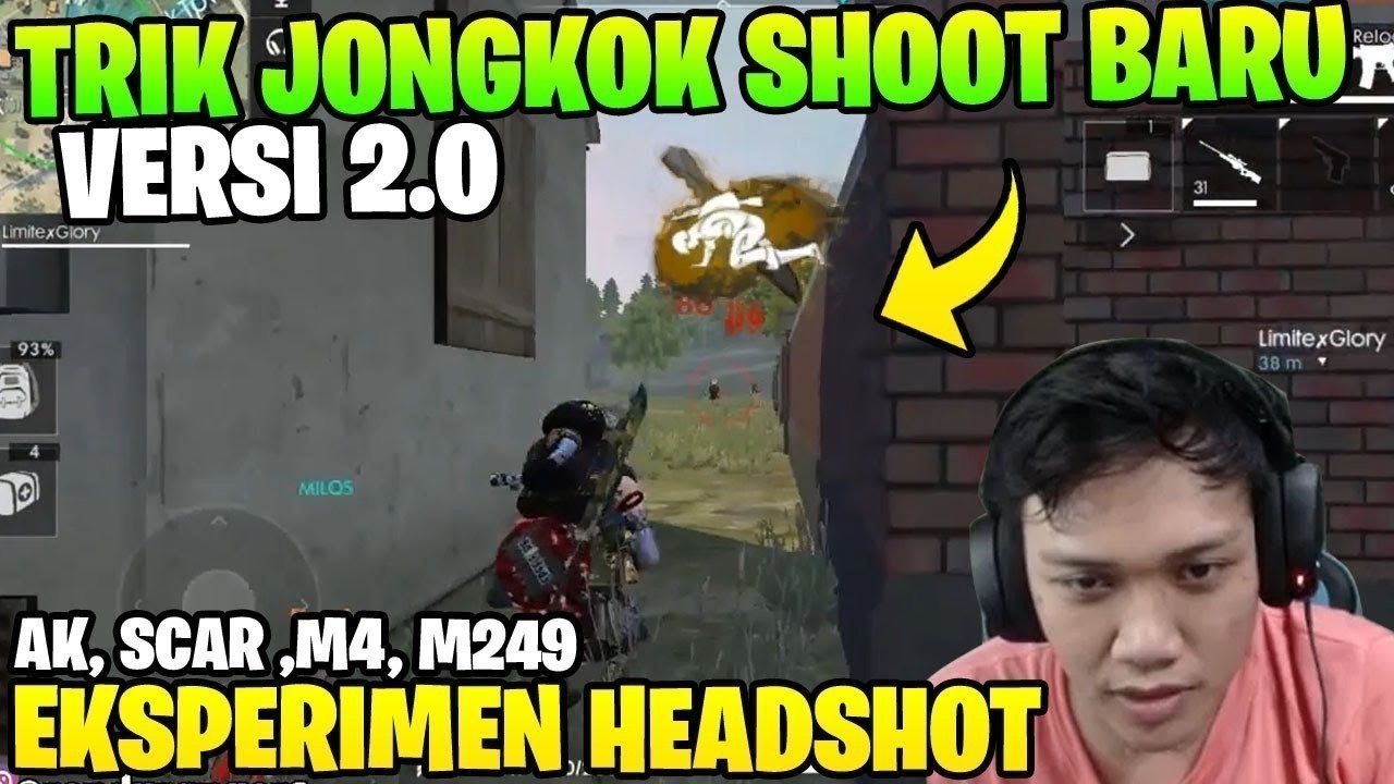 EKSPERIMEN TEKNIK BARU JONGKOK SHOOT HEADSHOT NO RIP AIM Garena