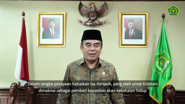 Streaming Hari Kenaikan Isa Almasih, Ini Ucapan Menteri ...