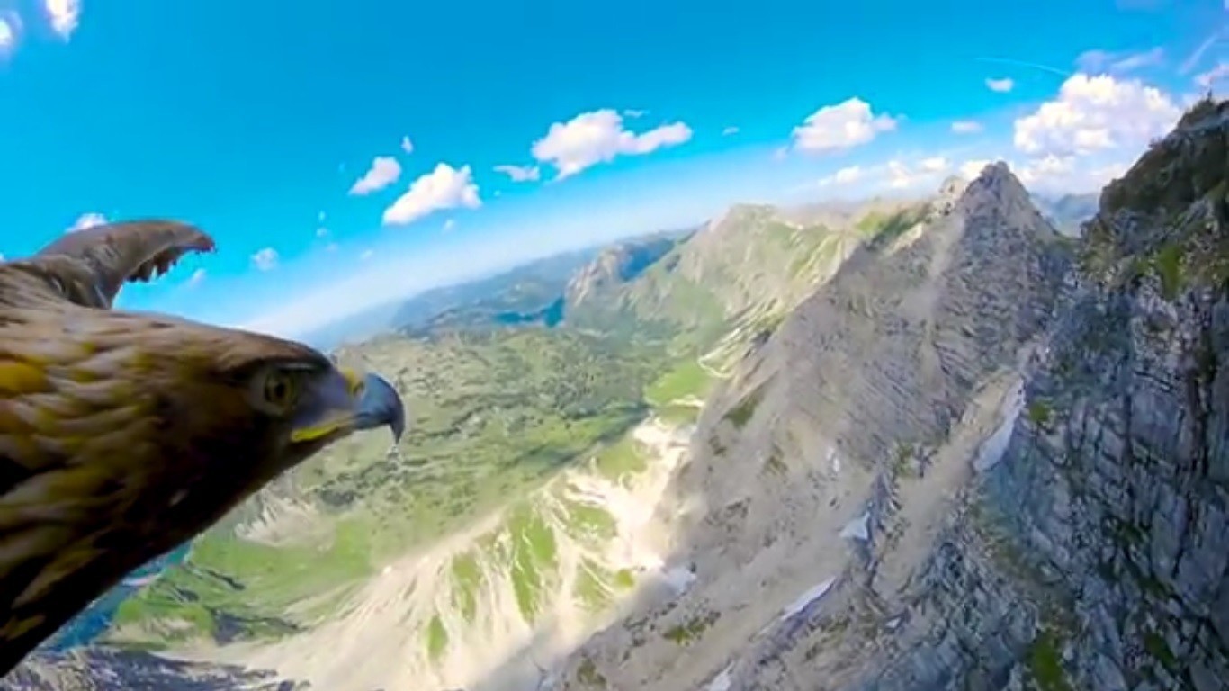 Keindahan Gunung Alpen Dari Burung Elang Eb386d Jpg