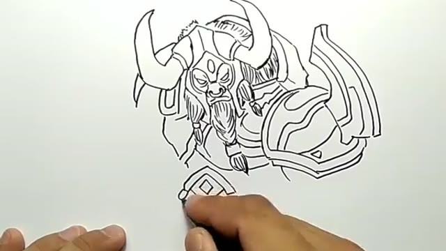 WOW, cara menggambar MINOTAUR mobile legend | how to draw minotaur ...