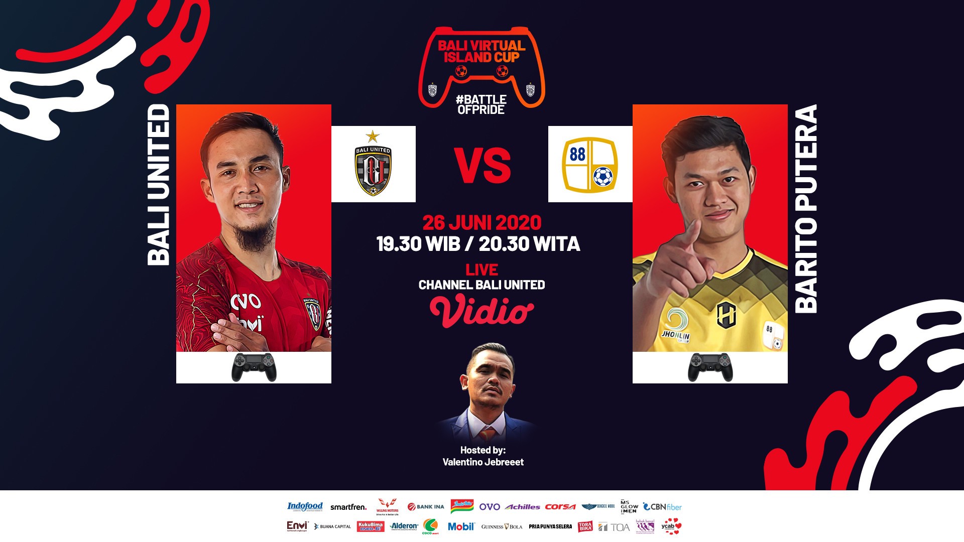 Bali United Vs Barito Putera Bali Virtual Island Cup 2020 Episode 1