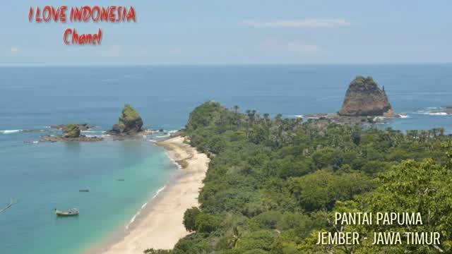 Wow Pantai Papuma Jember Jawa Timur