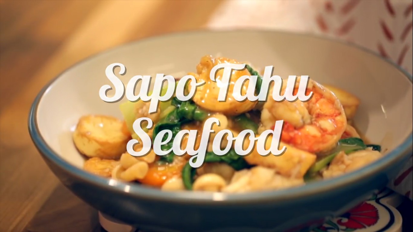 Streaming Resep Sapo Tahu Seafood Vidio
