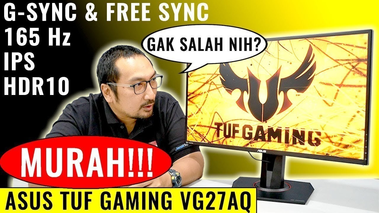 Streaming Murah Ips 165hz Fitur Gaming Lengkap Pas Utk Desain Review Monitor Asus Tuf Gaming Vg27aq Vidio Com