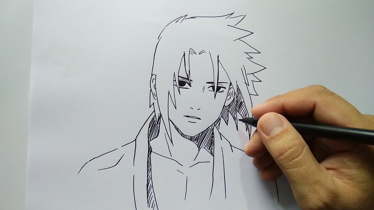 Cara Menggambar Sasuke Dari Manga Naruto Dengan Mudah Vidiocom