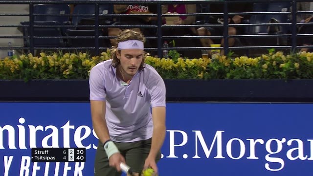 Match Highlight | Stefanos Tsitsipas 2 vs 1 Jan-Lennard Struff | ATP Dubai Tennis Championships ...