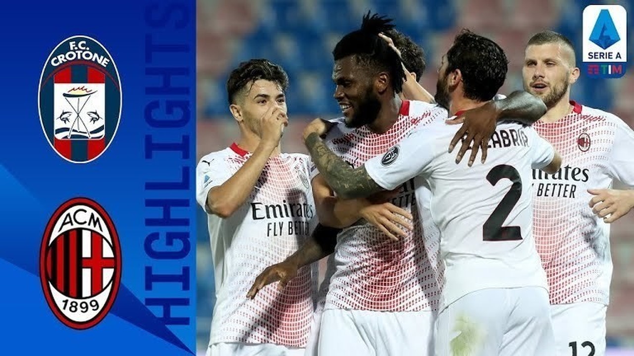 Streaming Match Highlight | Crotone 0 vs 2 AC Milan ...