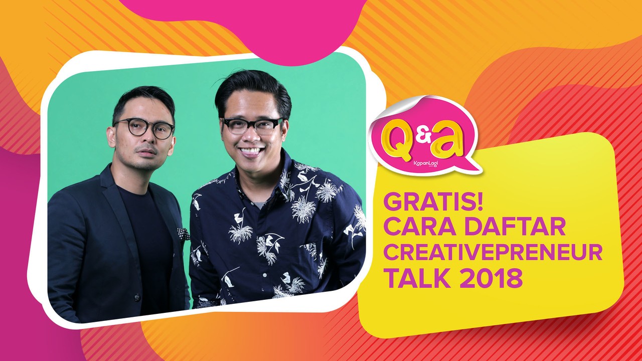 Streaming Creativepreneur Talk 2018 - Gofar Hilman & Addry ...