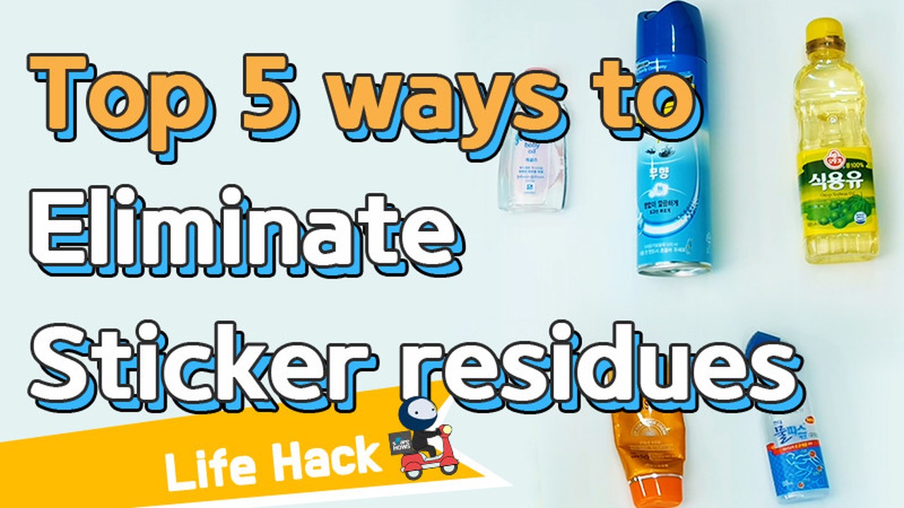 Streaming Life Hacks 5 Cara Paling Briliant Untuk Menghilangkan Bekas Stiker Vidio