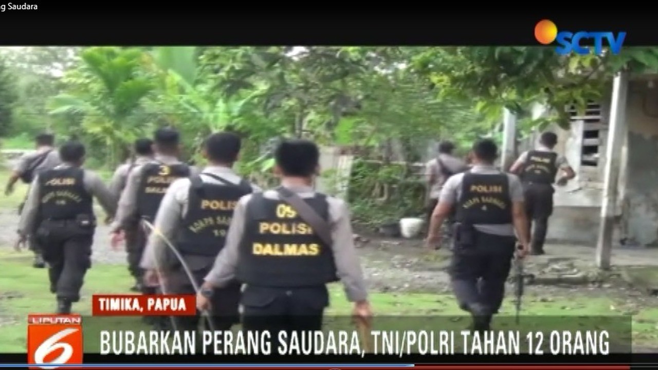 Streaming 9 Orang Tewas Akibat Perang Saudara di Papua ...