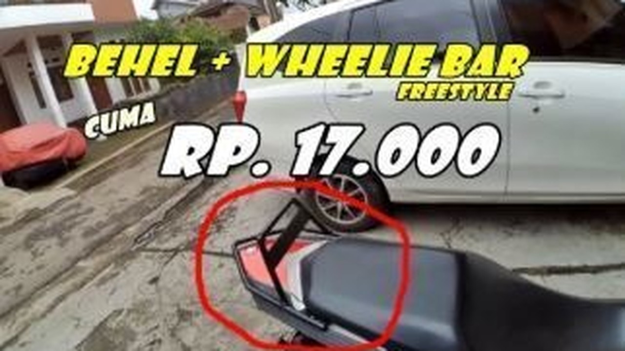 Streaming Bahan Bikin Behel Wheelie Bar Cuma 17 Ribu Modif Motor Semi Freestyle Aman Dari Polisi Vidiocom