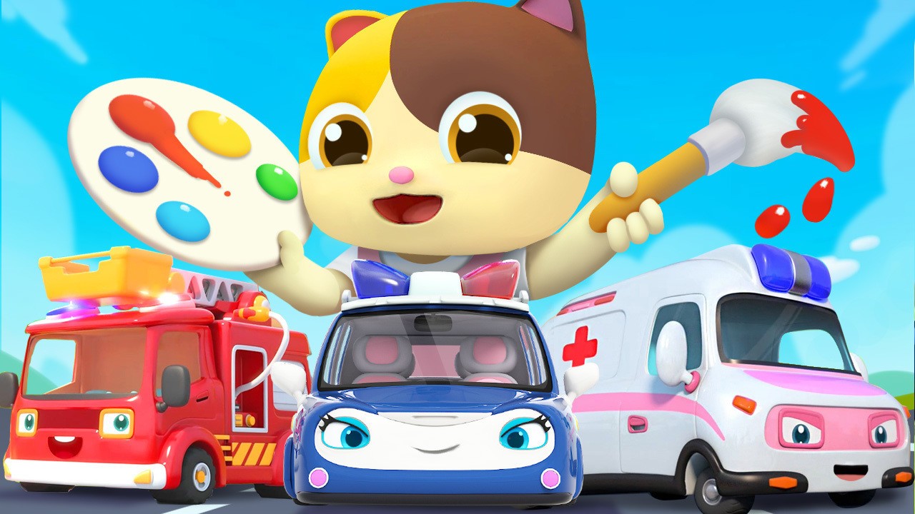 Streaming Baby Bus Lagu Top Anak Anak Bayi Kucing Timi Dan Mimi Mewarnai Mobil Permainan Vidio