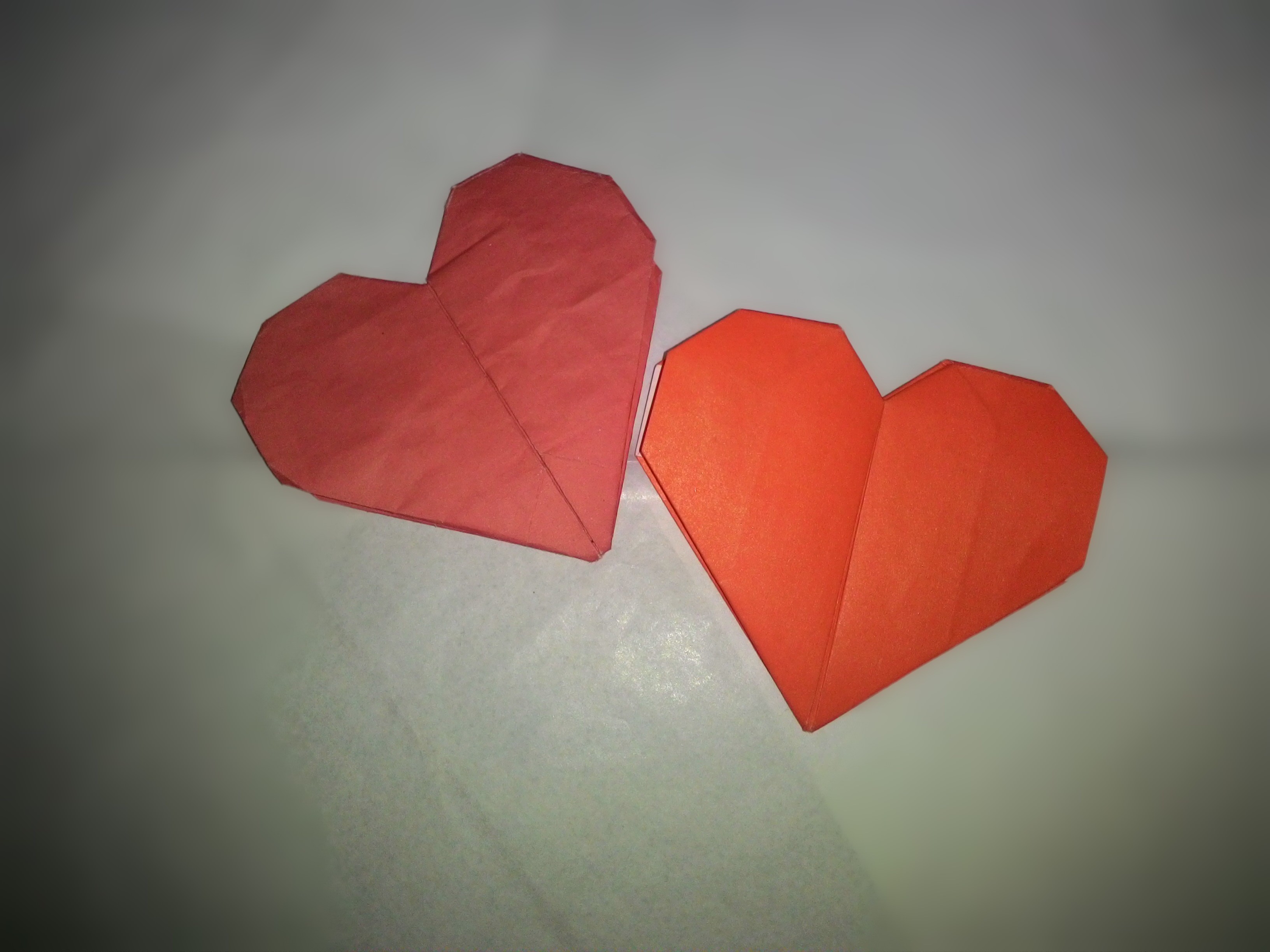 Cara Membuat Origami Hati Dua Sisi