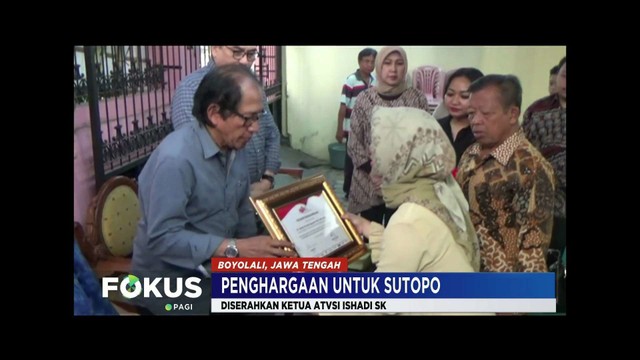 Streaming Atvsi Dan Ijti Beri Penghargaan Untuk Alamarhum Sutopo Purwo Nugroho Fokus Pagi Vidio