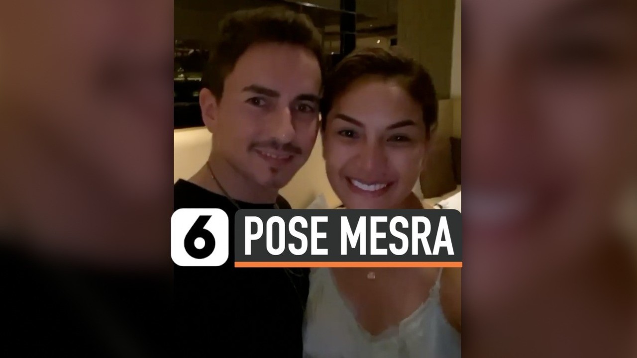 Streaming Pose Mesra Jorge Lorenzo  dan Nikita  Mirzani  di 