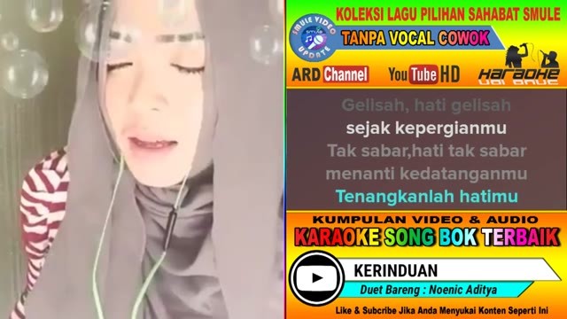 Kerinduan Karaoke Feat Tanpa Vocal Cowok Duet Bareng Noenic Aditya