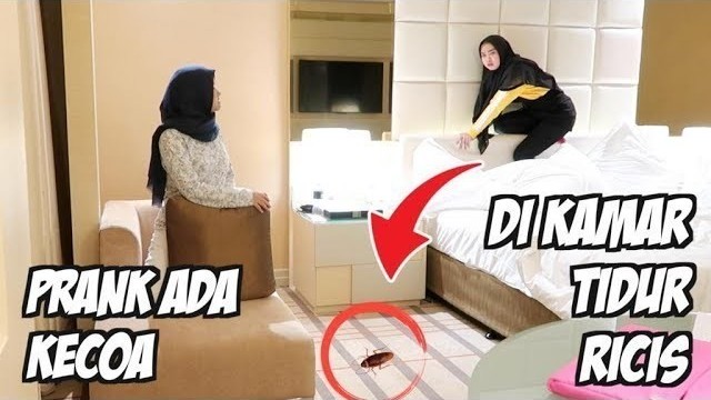 Streaming Prank Ada Kecoa Di Kamar Ricis Sampe Jatuh Ngos Ngosan Hiks Vidio