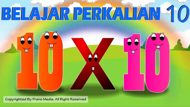 Streaming Media Pembelajaran Belajar Perkalian 10 Sepuluh Untuk Anak Anak Vidio Com