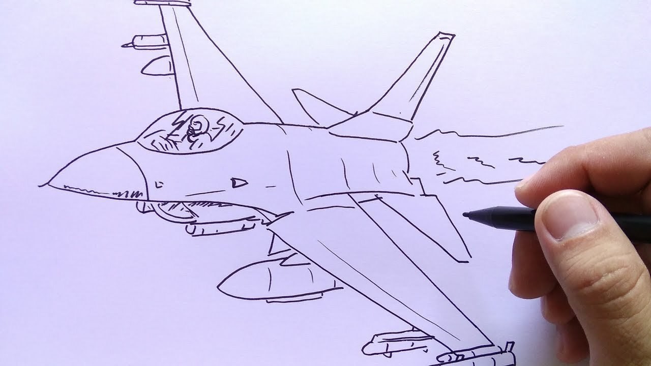 Cara Menggambar Pesawat Jet Vidiocom