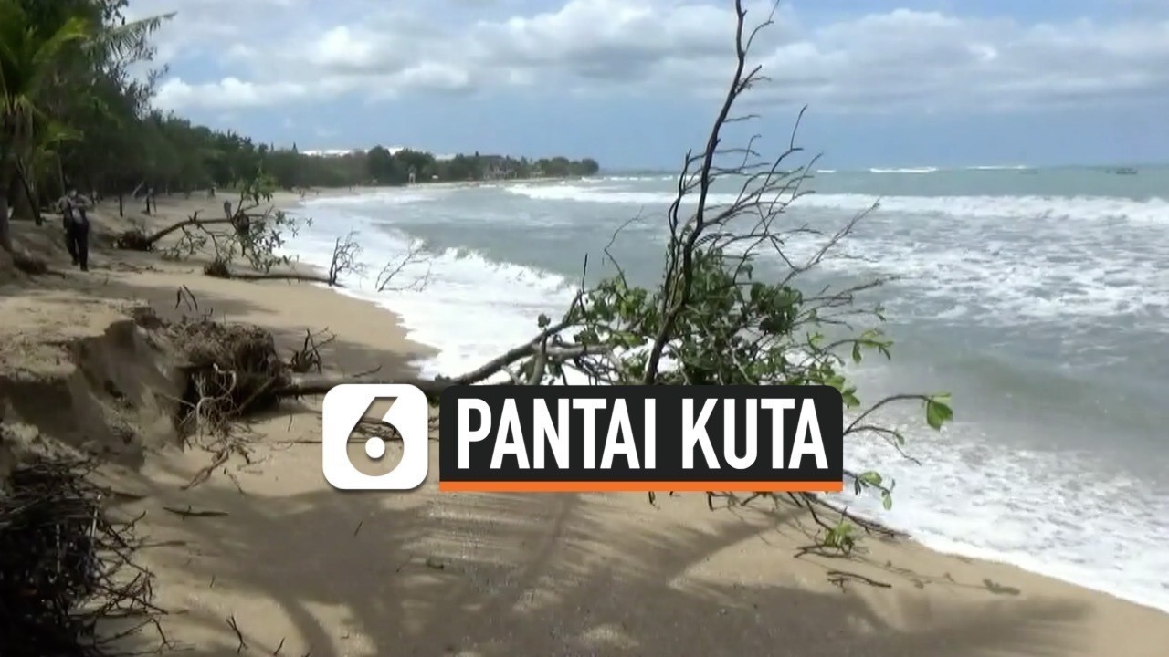 Streaming Gelombang Abrasi di Pantai Kuta - Vidio.com