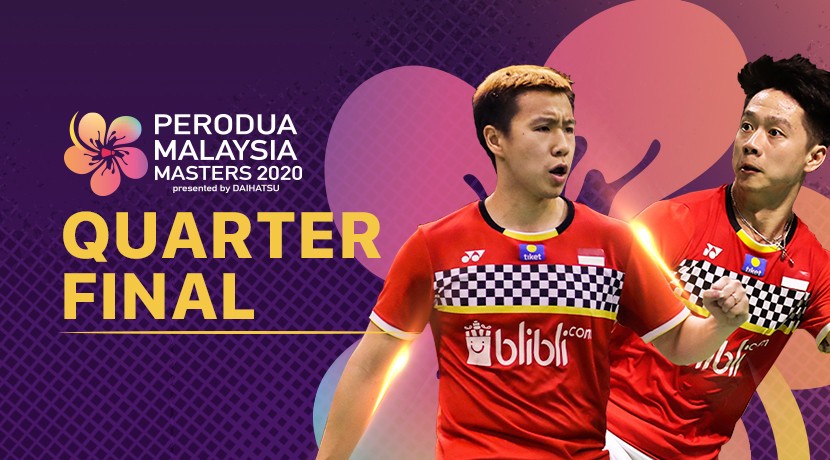 Streaming QUARTER FINAL - PERODUA MALAYSIA MASTERS 2020 