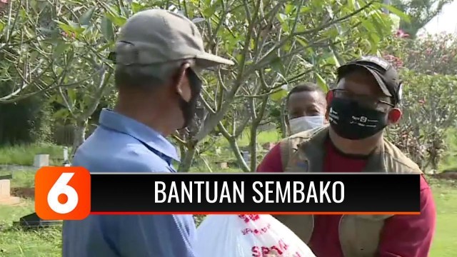 Streaming Penjaga Makam Dapat Bantuan Sembako dari Pemirsa ...