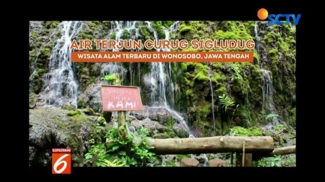 Air Terjun Curug Sigludug Wisata Alam Terbaru Di Wonosobo Liputan 6 Siang