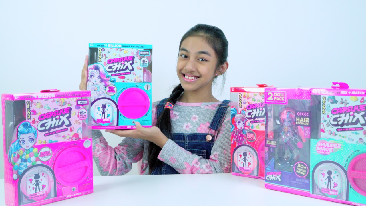 Streaming Unboxing  Mainan  Anak  CAPSULE CHIX Seri 1 Seri 