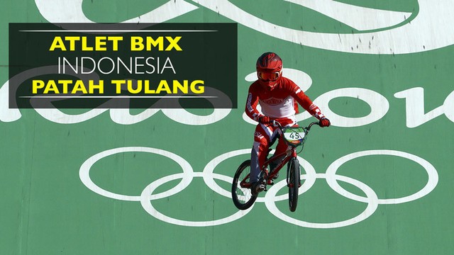 Atlet Bmx Indonesia Patah Tulang Di Olimpiade Rio 2016 Vidio Com