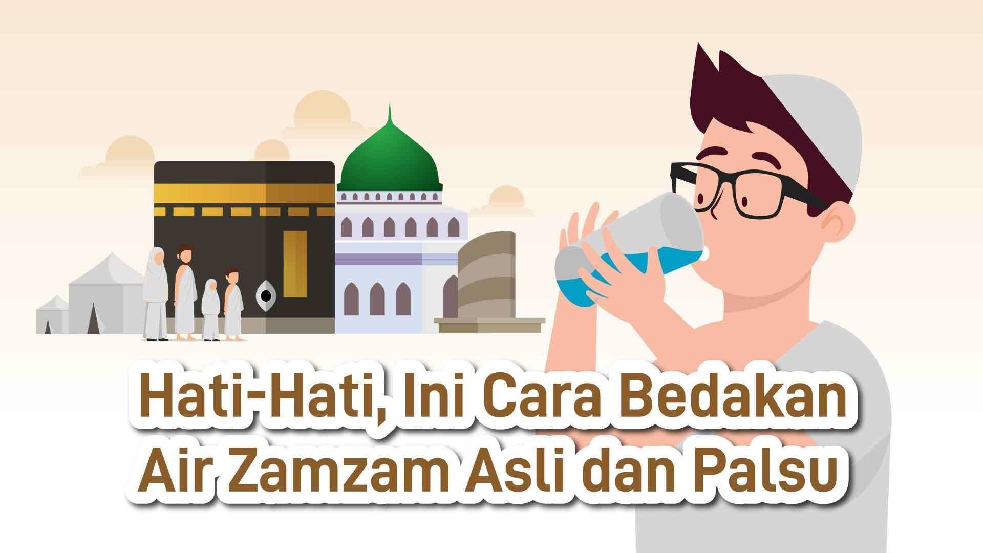 Hati Hati Ini Cara Bedakan Air Zamzam Asli Dan Palsu Liputan6 Com Vidio