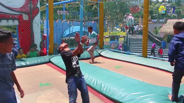 Wahana Trampolin Jatim Park 1